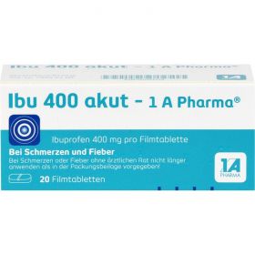 IBU 400 akut-1A Pharma Filmtabletten 20 St – PZN 2013219 из немецкой аптеки