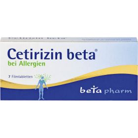 CETIRIZIN beta Filmtabletten 7 St – PZN 2156858 из немецкой аптеки