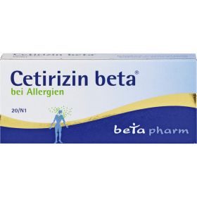 CETIRIZIN beta Filmtabletten 20 St – PZN 2156870 из немецкой аптеки