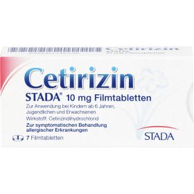 CETIRIZIN STADA 10 mg Filmtabletten 7 St – PZN 2246596 из немецкой аптеки