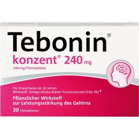 TEBONIN konzent 240 mg Filmtabletten 80 St – PZN 2293816 из немецкой аптеки