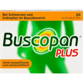 BUSCOPAN plus Filmtabletten 20 St – PZN 2483617 из немецкой аптеки