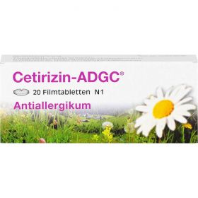 CETIRIZIN ADGC Filmtabletten 20 St – PZN 2662745 из немецкой аптеки