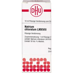 LM NATRIUM chloratum XVIII Dilution 10 ml – PZN 2668860 из немецкой аптеки