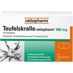 TEUFELSKRALLE-RATIOPHARM Filmtabletten 50 St – PZN 2940724 из немецкой аптеки