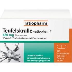 TEUFELSKRALLE-RATIOPHARM Filmtabletten 100 St – PZN 2940730 из немецкой аптеки