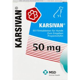 KARSIVAN 50 Filmtabletten f.Hunde 60 St – PZN 3069995 из немецкой аптеки