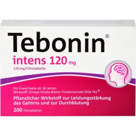 TEBONIN intens 120 mg Filmtabletten 200 St – PZN 3379106 из немецкой аптеки