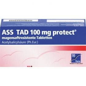 ASS TAD 100 mg protect magensaftres.Filmtabletten 50 St – PZN 3828194 из немецкой аптеки