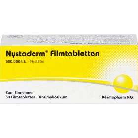 NYSTADERM Filmtabletten 50 St – PZN 3936682 из немецкой аптеки
