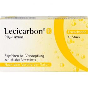 LECICARBON E CO2 Laxans Erwachsenensuppositorien 10 St – PZN 4018681 из немецкой аптеки