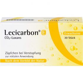 LECICARBON E CO2 Laxans Erwachsenensuppositorien 30 St – PZN 4018818 из немецкой аптеки