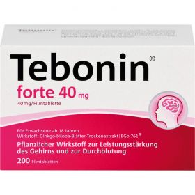 TEBONIN forte 40 mg Filmtabletten 200 St – PZN 4247370 из немецкой аптеки