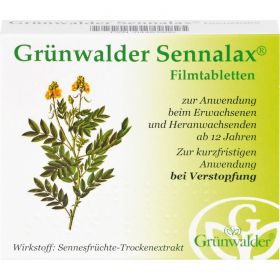 GRNWALDER Sennalax Filmtabletten 30 St – PZN 4483900 из немецкой аптеки