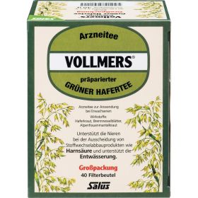 VOLLMERS prparierter grner Hafertee Filterbeutel 40 St – PZN 5371899 из немецкой аптеки