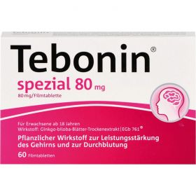 TEBONIN spezial 80 mg Filmtabletten 60 St – PZN 6997448 из немецкой аптеки