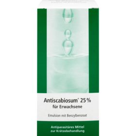 ANTISCABIOSUM 25% Emulsion 200 g – PZN 7286755 из немецкой аптеки