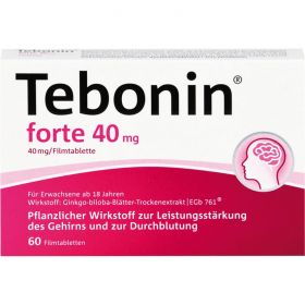 TEBONIN forte 40 mg Filmtabletten 60 St – PZN 7314374 из немецкой аптеки