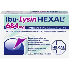 IBU-LYSINHEXAL Filmtabletten 10 St – PZN 7532237 из немецкой аптеки