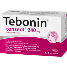 TEBONIN konzent 240 mg Filmtabletten 120 St – PZN 7752045 из немецкой аптеки