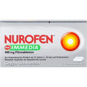 NUROFEN Immedia 400 mg Filmtabletten 12 St – PZN 8794442 из немецкой аптеки