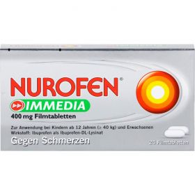NUROFEN Immedia 400 mg Filmtabletten 24 St – PZN 8794459 из немецкой аптеки