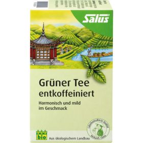 GRNER TEE entkoffeiniert Bio Salus Filterbeutel 15 St – PZN 9002414 из немецкой аптеки