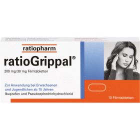 RATIOGRIPPAL 200 mg/30 mg Filmtabletten 10 St – PZN 10394075 из немецкой аптеки