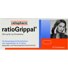 RATIOGRIPPAL 200 mg/30 mg Filmtabletten 20 St – PZN 10394081 из немецкой аптеки