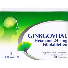 GINKGOVITAL Heumann 240 mg Filmtabletten 120 St – PZN 11526283 из немецкой аптеки