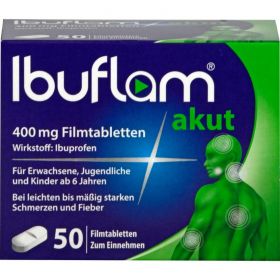 IBUFLAM akut 400 mg Filmtabletten 50 St – PZN 11648419 из немецкой аптеки