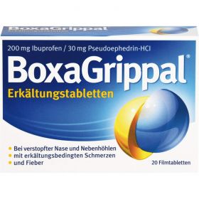 BOXAGRIPPAL Erkltungstabletten 200 mg/30 mg FTA 20 St – PZN 12460451 из немецкой аптеки