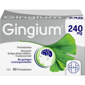 GINGIUM 240 mg Filmtabletten 80 St – PZN 14171107 из немецкой аптеки