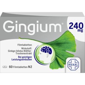 GINGIUM 240 mg Filmtabletten 60 St – PZN 14171219 из немецкой аптеки