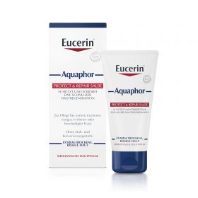 EUCERIN Aquaphor Protect & Repair Fettsalbe 45 ml – PZN 10779409 из немецкой аптеки