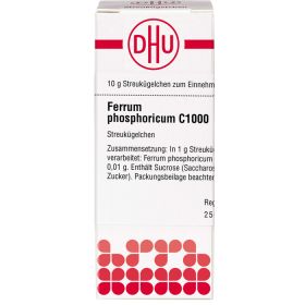 FERRUM PHOSPHORICUM C 1000 Globuli 10 g – PZN 721 из немецкой аптеки
