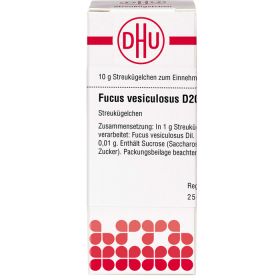 FUCUS VESICULOSUS D 200 Globuli 10 g – PZN 738 из немецкой аптеки