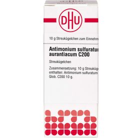 ANTIMONIUM SULFURATUM aurantiacum C 200 Globuli 10 g – PZN 545165 из немецкой аптеки