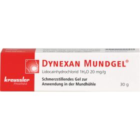 DYNEXAN Mundgel 30 g – PZN 1662921 из немецкой аптеки