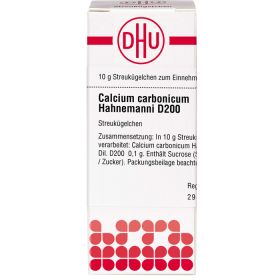 CALCIUM CARBONICUM Hahnemanni D 200 Globuli 10 g – PZN 1762108 из немецкой аптеки