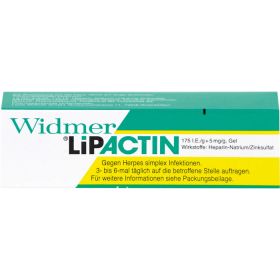 WIDMER Lipactin Gel 3 g – PZN 3263421 из немецкой аптеки