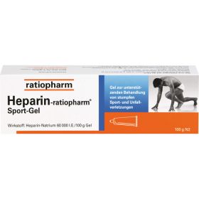 HEPARIN-RATIOPHARM Sport Gel 100 g – PZN 3892312 из немецкой аптеки