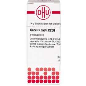 COCCUS cacti C 200 Globuli 10 g – PZN 4213135 из немецкой аптеки