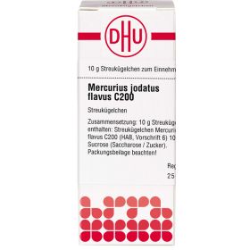 MERCURIUS JODATUS FLAVUS C 200 Globuli 10 g – PZN 4227203 из немецкой аптеки
