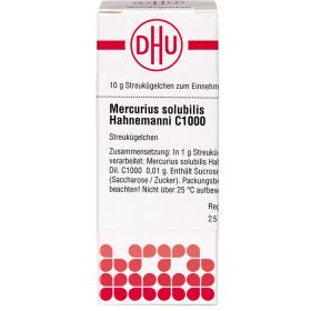 MERCURIUS SOLUBILIS Hahnemanni C 1000 Globuli 10 g – PZN 4227404 из немецкой аптеки