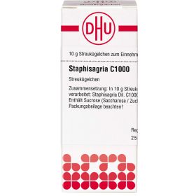 STAPHISAGRIA C 1000 Globuli 10 g – PZN 4237791 из немецкой аптеки