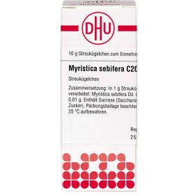 MYRISTICA SEBIFERA C 200 Globuli 10 g – PZN 7248743 из немецкой аптеки