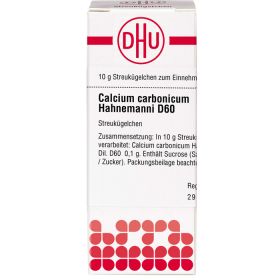 CALCIUM CARBONICUM Hahnemanni D 60 Globuli 10 g – PZN 7455330 из немецкой аптеки