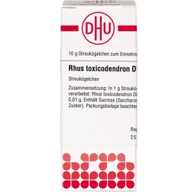 RHUS TOXICODENDRON D 100 Globuli 10 g – PZN 7459434 из немецкой аптеки