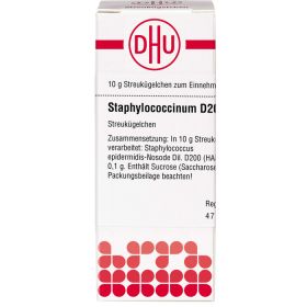 STAPHYLOCOCCINUM D 200 Globuli 10 g – PZN 7459925 из немецкой аптеки
